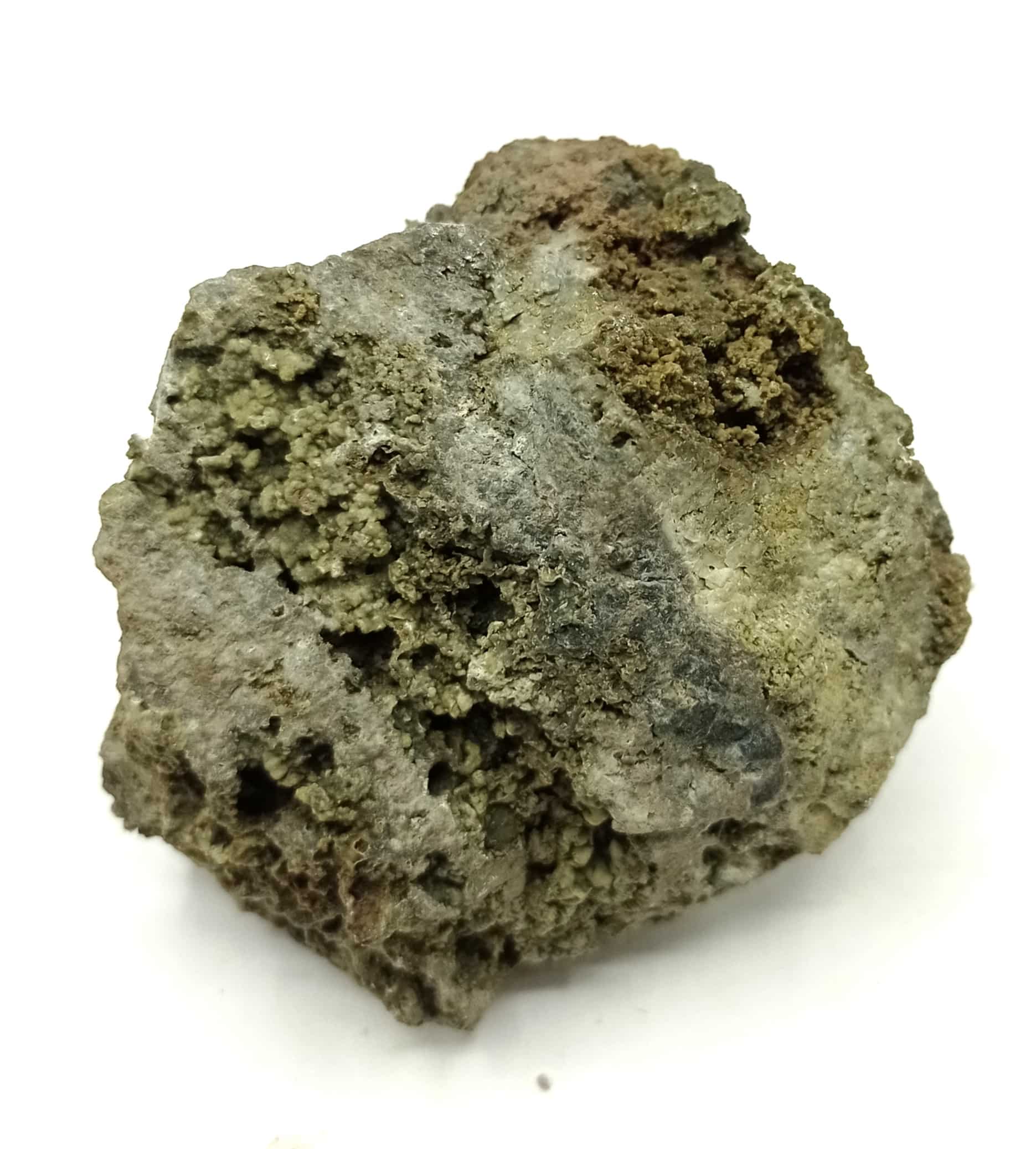 Arsénopyrite et Scorodite, Roure, Pontgibaud, Puy-de-Dôme, Auvergne.