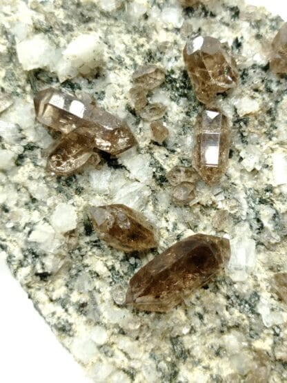 Quartz fumé, Adulaire et Asbeste, Suisse.