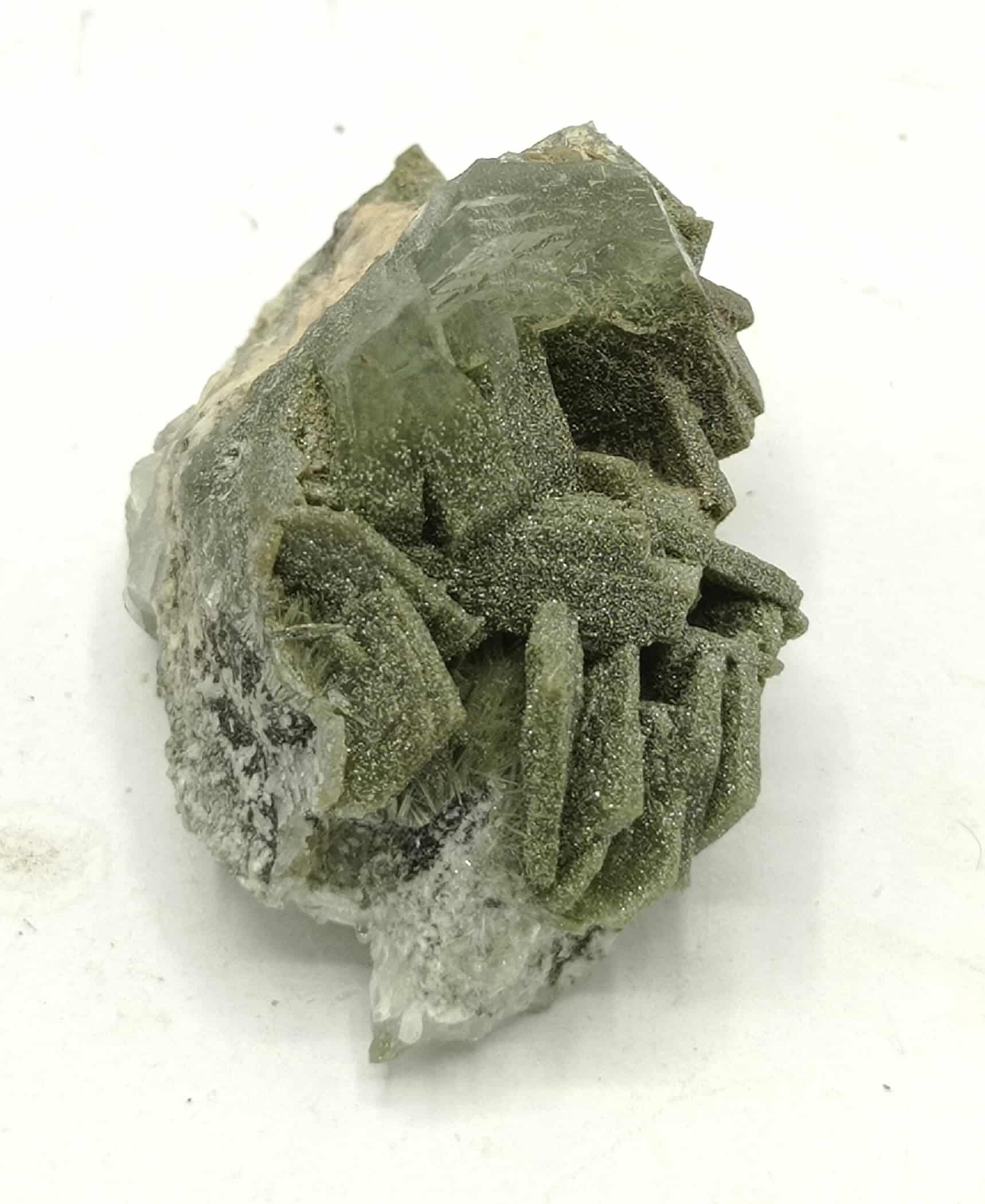 Prehnite Coupholite, La Selle, Saint-Christophe-en-Oisans, Isère.