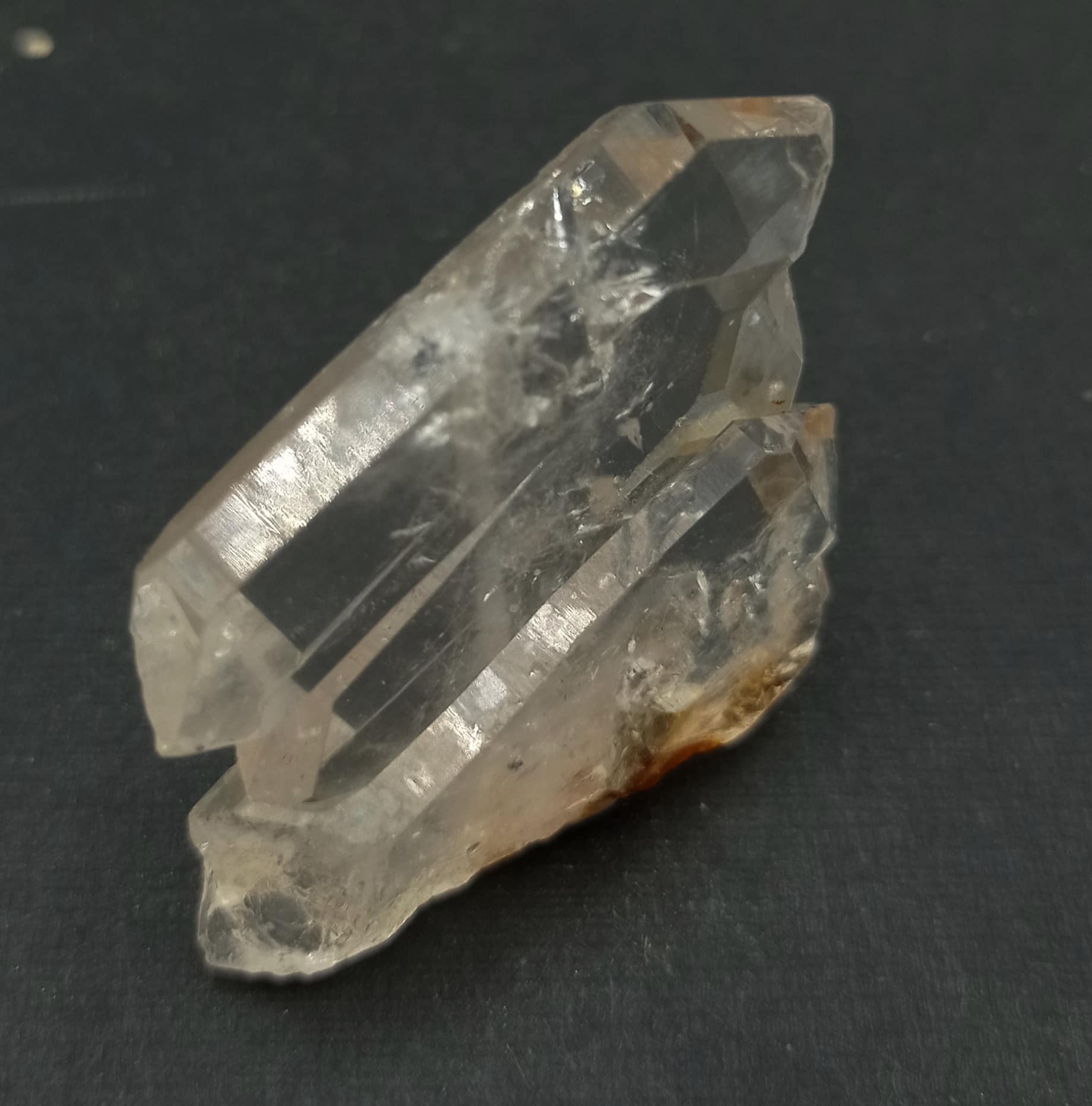 Quartz à âme, Le Plan du Lac, Saint-Christophe-en-Oisans, Isère.