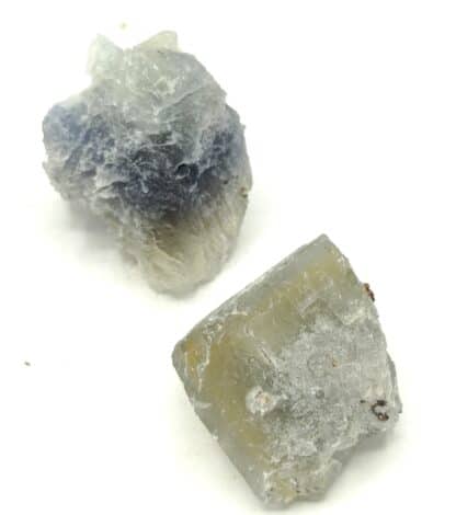 Lot de 2 Fluorine (Fluorite), Gorges de Loulas (L’Oulas), Tarn.