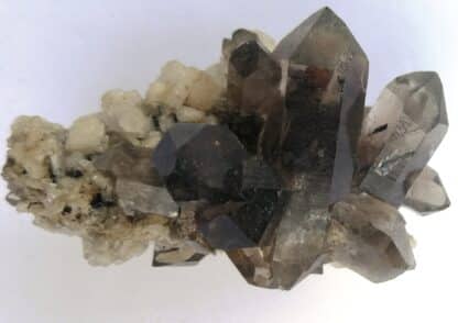 Turnérite (Monazite Ce) sur Quartz, Tujetsch, Surselva, Suisse.