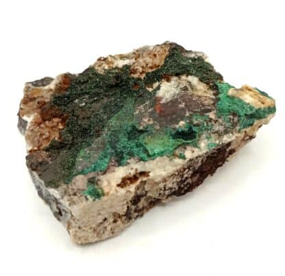 Libethenite, Quartz et Malachite, Vila Vicosa, Portugal.