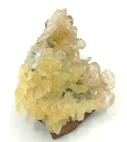 Célestine (Célestite) et Calcite, Fortcalquier, Alpes-de-Haute-Provence.