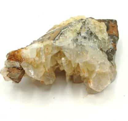 Célestine (Célestite) et Calcite, Fortcalquier, Alpes-de-Haute-Provence.