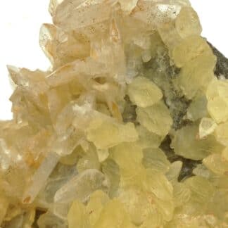Célestine (Célestite) et Calcite, Fortcalquier, Alpes-de-Haute-Provence.