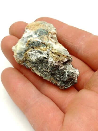 Arsenic, Galène et Parasymplésite, Giftgrube, Sainte-Marie-aux-Mines, Alsace.