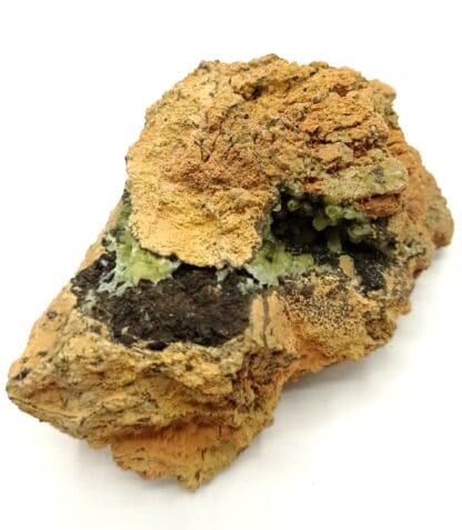 Smithsonite verte, Mine de Chessy, Chessy-les-Mines, Rhône.