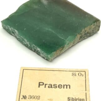 Prasem (Quartz Prase), Sibérie, Russie.