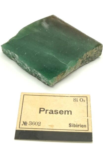 Prasem (Quartz Prase), Sibérie, Russie.