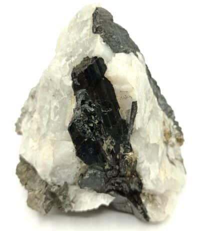 Wolframite, Mica et quartz, La Frégère, Montredon-Labessonnié, Tarn.