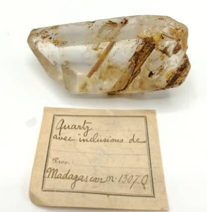 Quartz à inclusions, Madagascar.