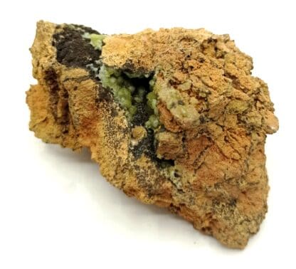 Smithsonite verte, Mine de Chessy, Chessy-les-Mines, Rhône.