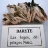 Baryte, ankerite, Voltennes, Filon des Loges , Saône-et-Loire, Morvan,