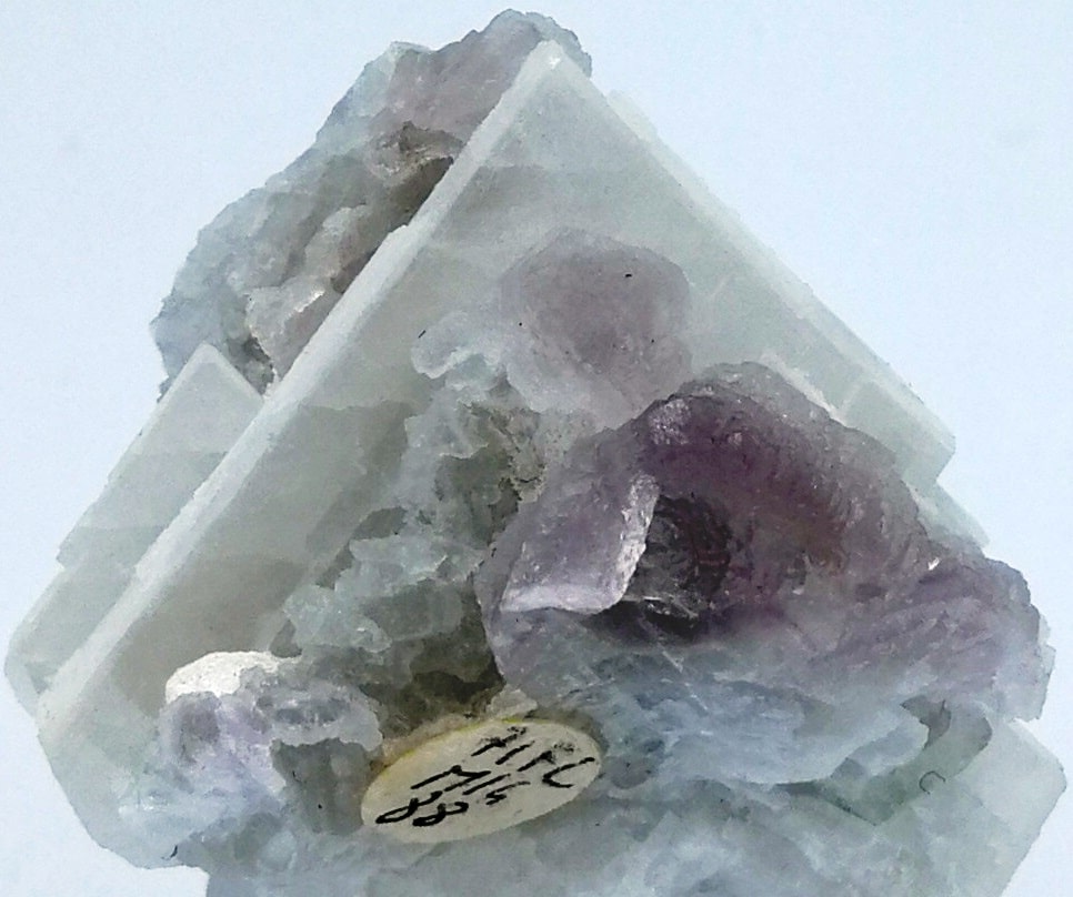 Fluorite, Baryte, minéraux de mine de Maine Reclesne Saône et Loire (Morvan).