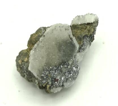 Pyrite, Quartz et Galène, Roure, Pontgibaud, Puy-de-Dôme, Auvergne.