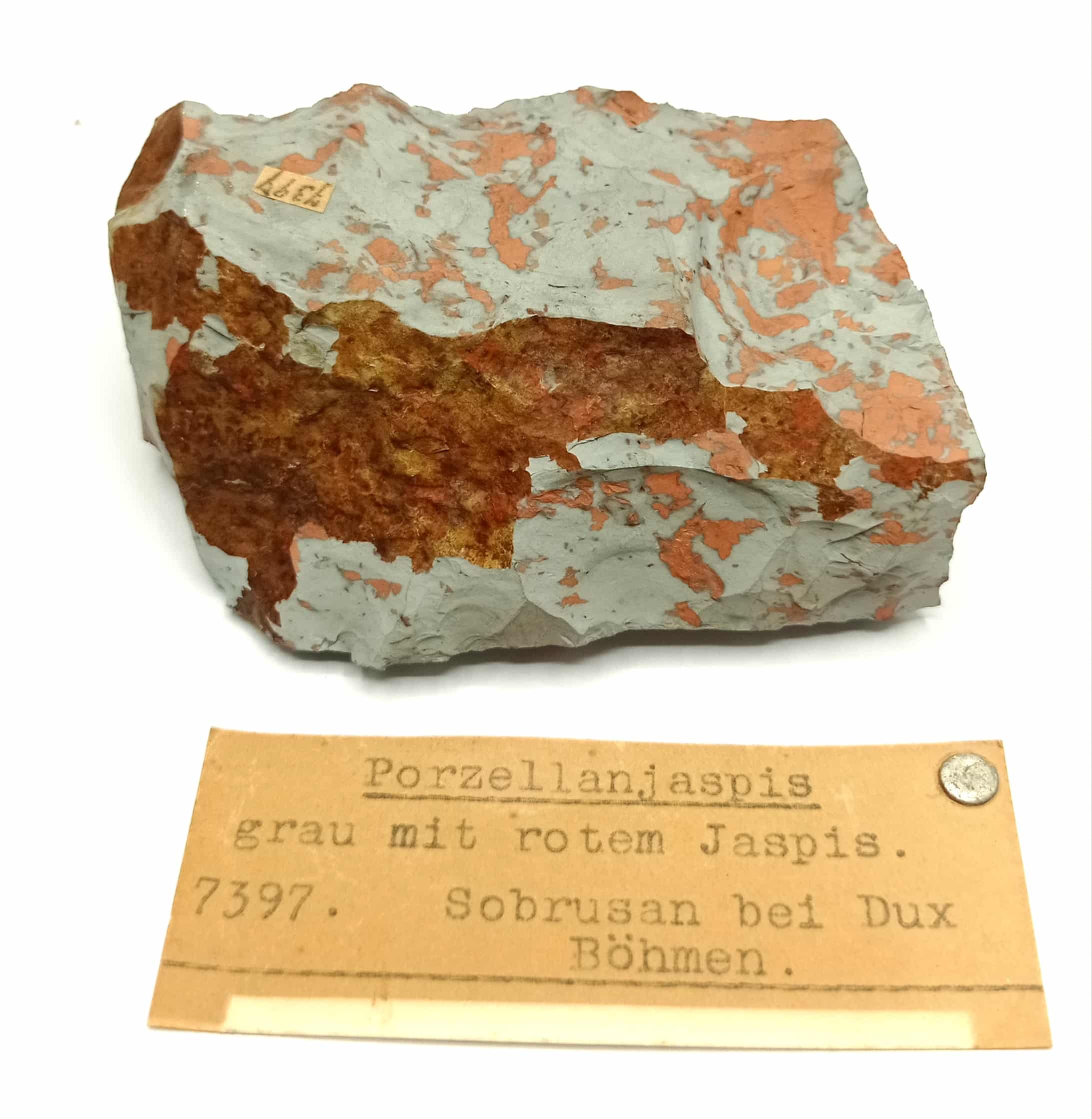 Jaspe porcelaine (Quartz), Zabrusany, Duchcov (Dux), Tchéquie.