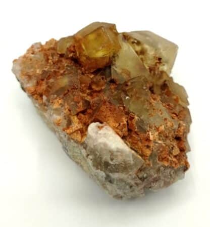 Fluorite maclée, Jorf, Drâa-Tafilalet, Maroc.