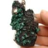 Cristaux de Malachite sur Quartz, Taroudant, Maroc.