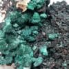 Cristaux de Malachite sur Quartz, Taroudant, Maroc.