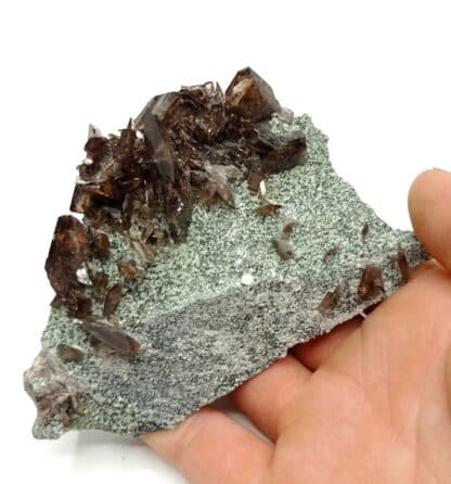 Axinite, Les Rochers d’Armentier, Oisans, Isère. – Image 8