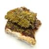 Pyromorphite sur Quartz, Les Farges, Ussel, Corrèze.