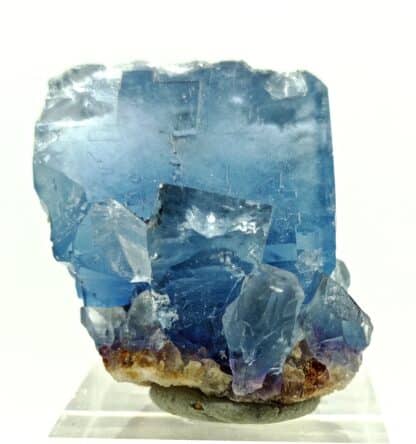 Fluorite (Fluorine), Mine de La Barre, Puy-de-Dôme, Auvergne.