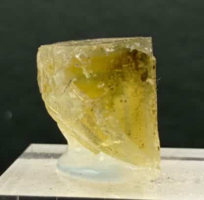 Fluorite (Fluorine) jaune, mine du Burc, Le Burg, Tarn.