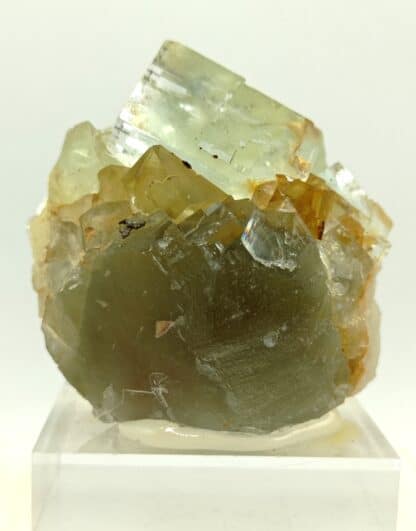 Fluorine sur Quartz, Marsanges, Haute-Loire, Auvergne.