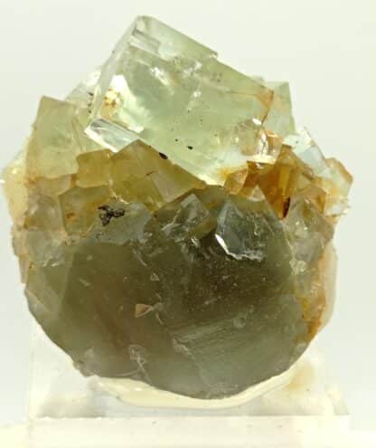 Fluorine sur Quartz, Marsanges, Haute-Loire, Auvergne.