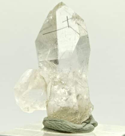 Quartz et Ménéghinite, La Lauzière, Savoie.