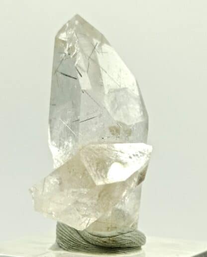 Quartz et Ménéghinite, La Lauzière, Savoie.