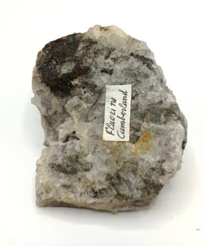 Fluorite (Fluorine), Mine de Blackdene, Weardale, Cumberland, Royaume-Uni.