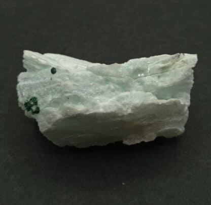 Hydrocérusite et Malachite, Shepton Mallet, Somerset, Royaume-Uni.