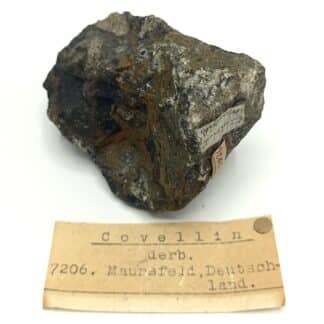 Covellin (Covellite), Maunsfeld (Mansfeld), Allemagne.