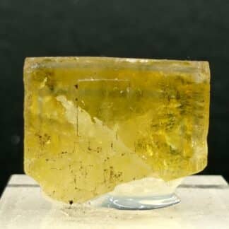 Fluorite (Fluorine) jaune, mine du Burc, Le Burg, Tarn.