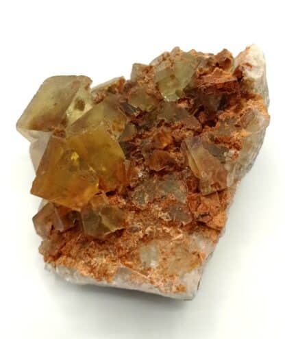 Fluorite maclée, Jorf, Drâa-Tafilalet, Maroc.