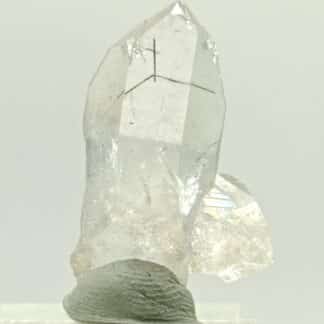 Quartz et Ménéghinite, La Lauzière, Savoie.