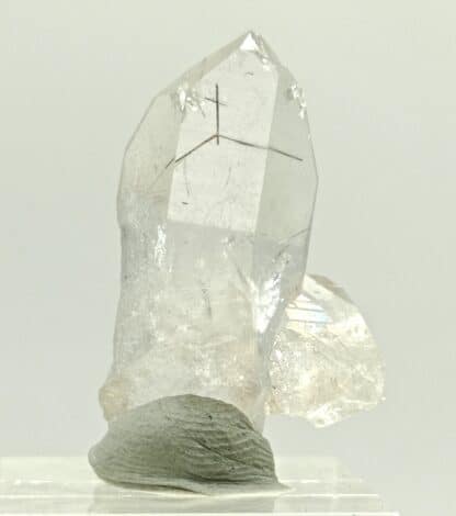 Quartz et Ménéghinite, La Lauzière, Savoie.