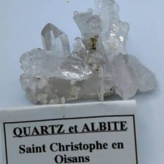 Quartz-Albite-Saint-Christophe-en-Oisans-Oisans-Isere