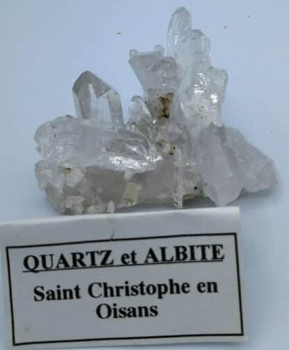 Quartz-Albite-Saint-Christophe-en-Oisans-Oisans-Isere