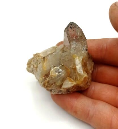Quartz inclusions d’Hématite, Le Grand Mont, Beaufortain, Savoie. – Image 4