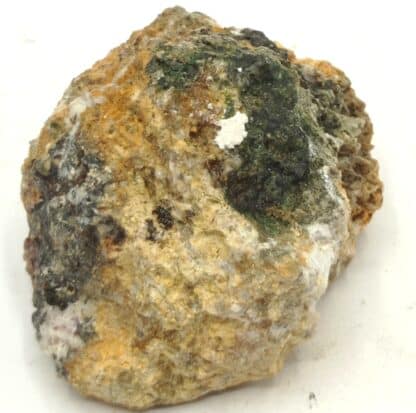 Greenockite, Blende et Baryte, Filon de la Mairie, Saint-Martin-le-Pin, Dordogne.