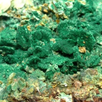 Pseudo de Bournonite en Malachite et Baryte, Uscla du Bosc, Hérault.