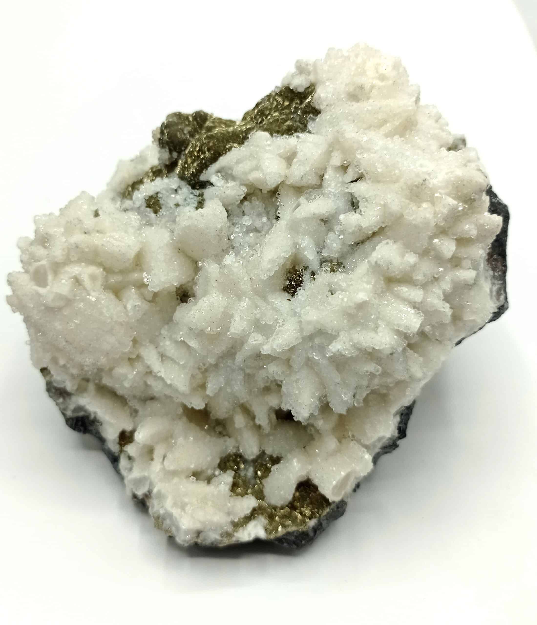Calcite, Pyrite et Sphalérite, Peyrebrune, Tarn.