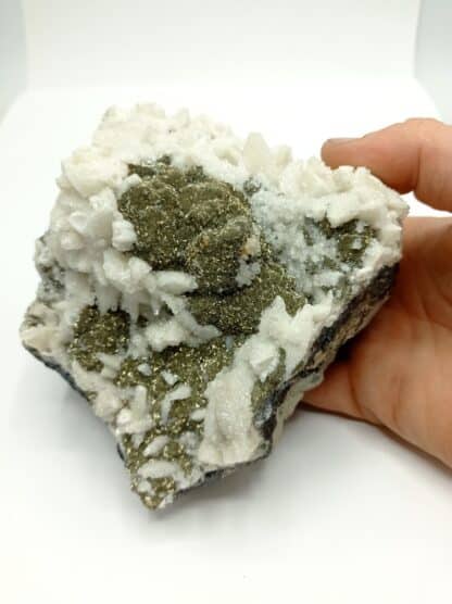 Calcite, Pyrite et Sphalérite, Peyrebrune, Tarn.