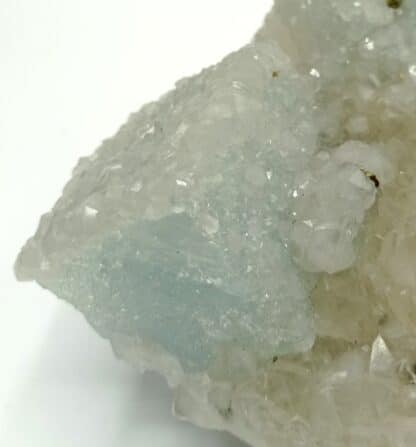 Fluorite (Fluorine), Quartz et Chalcopyrite, Le Burc (Burg), Tarn.