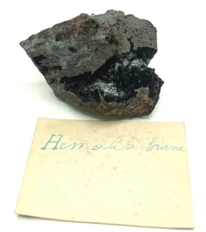 Hématite, Mine Le Rancié, Sem, Vicdessos, Ariège.