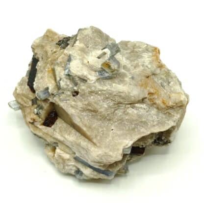 Staurotide et Disthène (Kyanite), Pizzo Forno, Suisse.