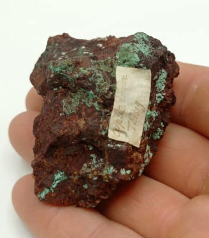 Cuprite terreuse, Chessy-les-Mines, Rhône.